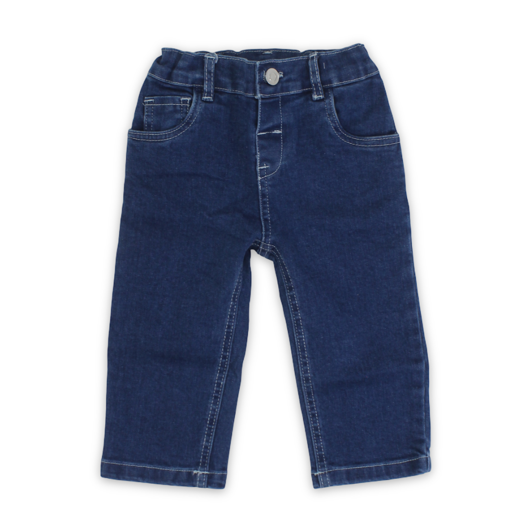 Unisex Baby Cotton Denim Pants – Blue - Clothing - Ourkids