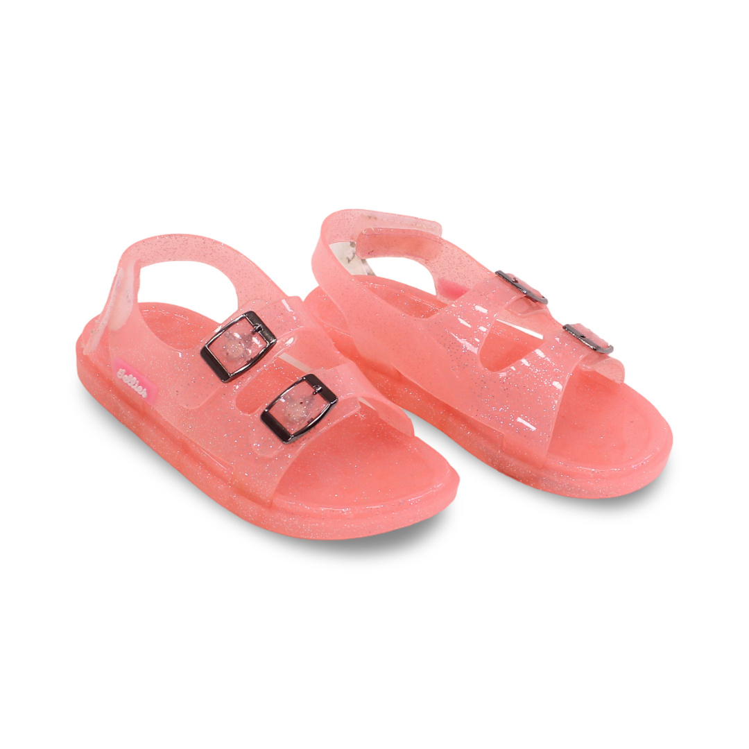 Girls Rubber Sandal – Glittery Pink - Clothing - Jellies