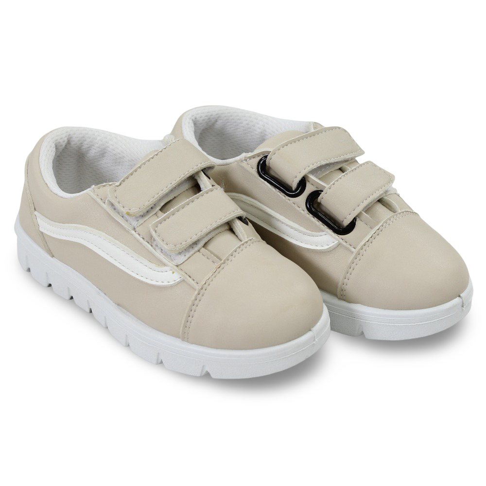 Unisex Leather Sneakers – Beige - Clothing - Ourkids
