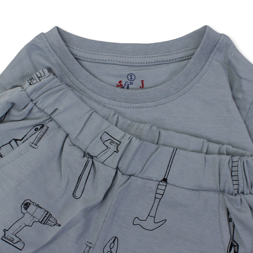 Boys Cotton Pajama – "Super Birthday Boy" Print