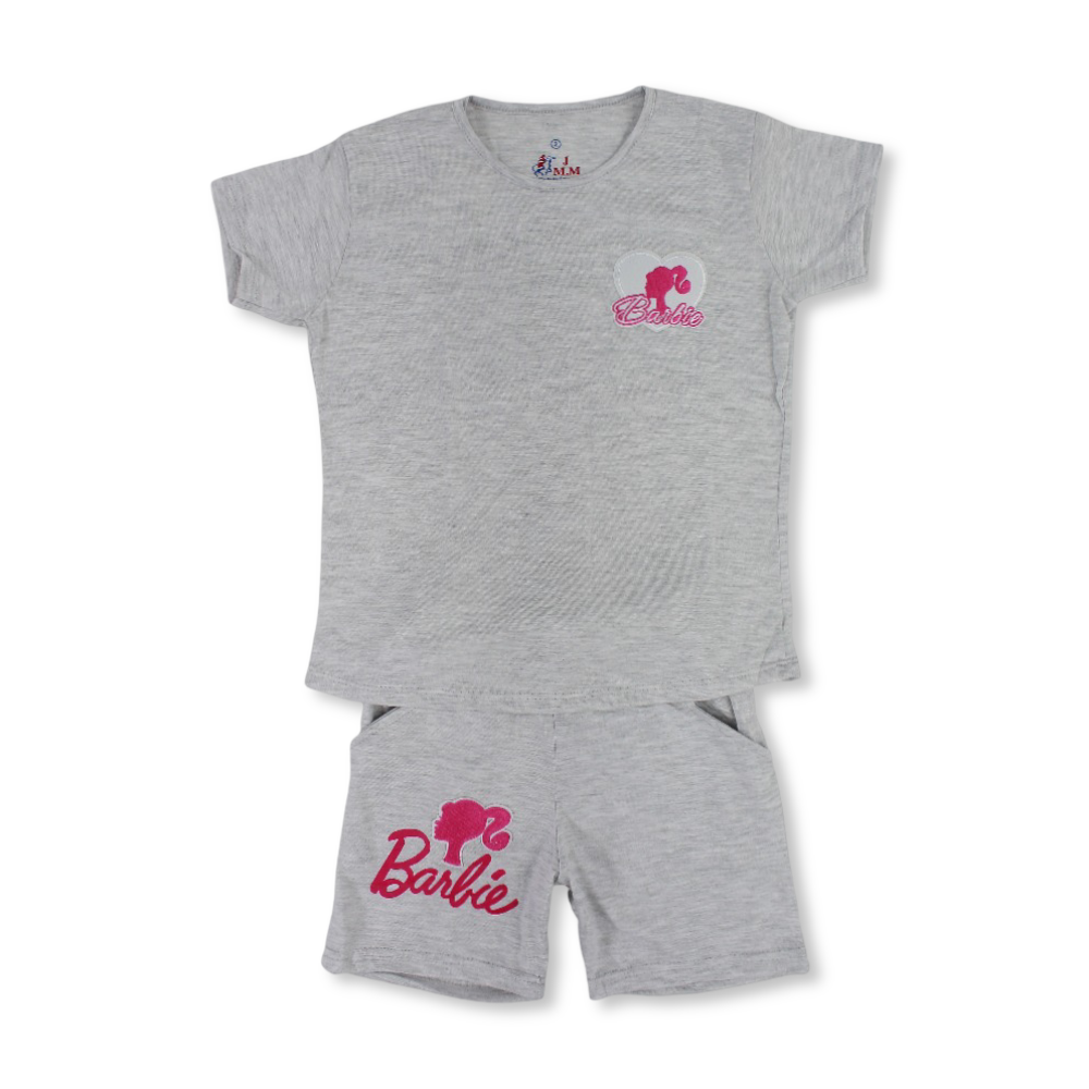 Girls Cotton Pajama – with Barbie Print - Clothing - JOKY