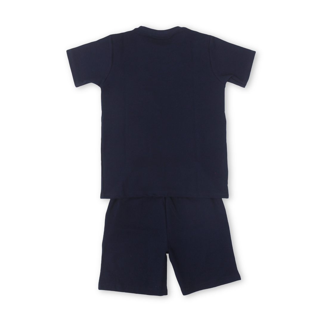 Boys Cotton Pajama – "On & Off" Print