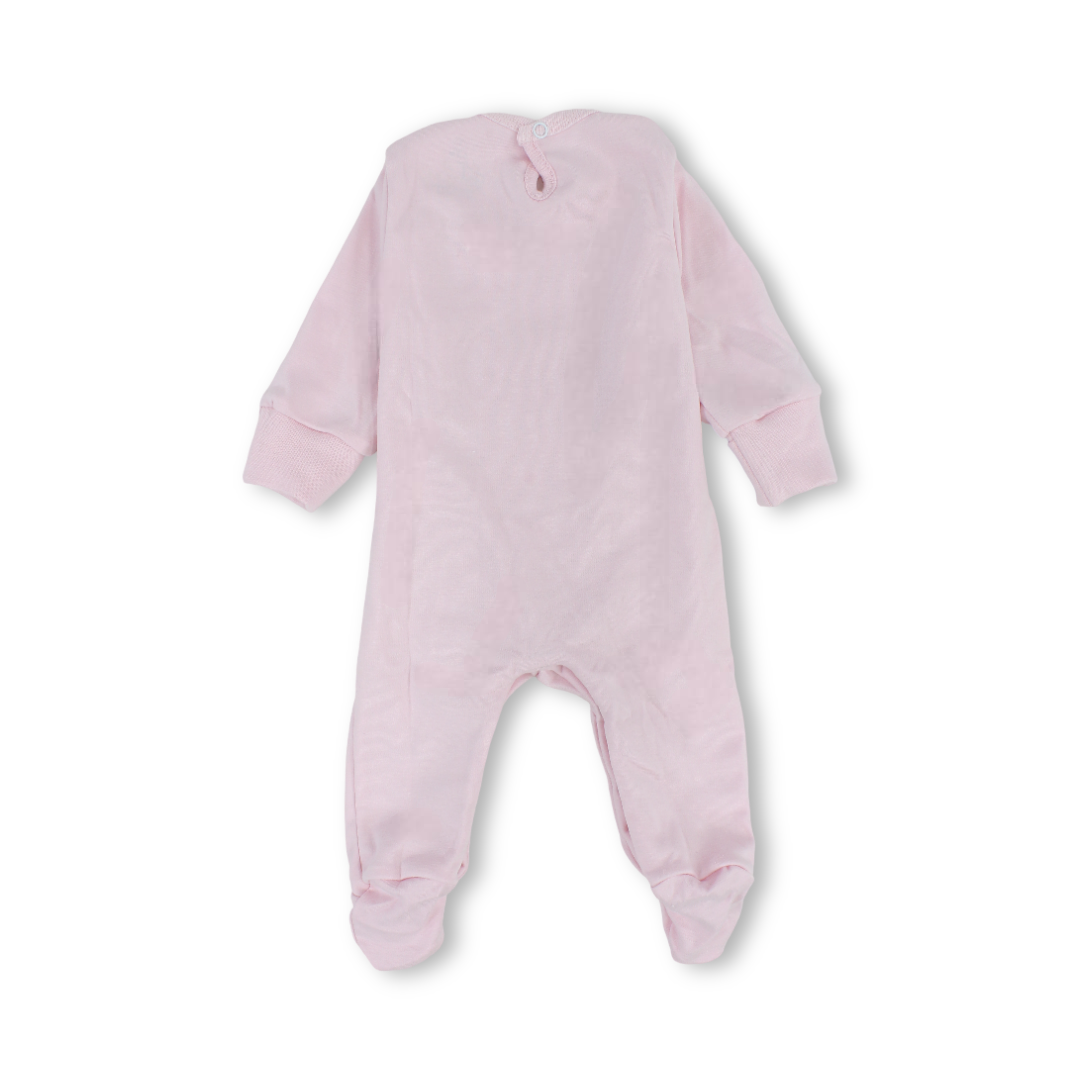 Unisex Baby Cotton Baby Footie – "Mom + Dad = Me" Print