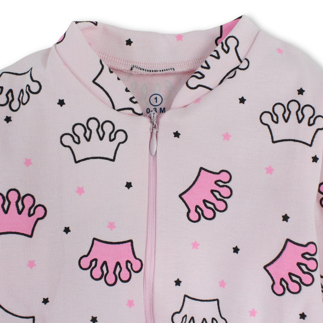 Baby Girls Cotton Baby Footie