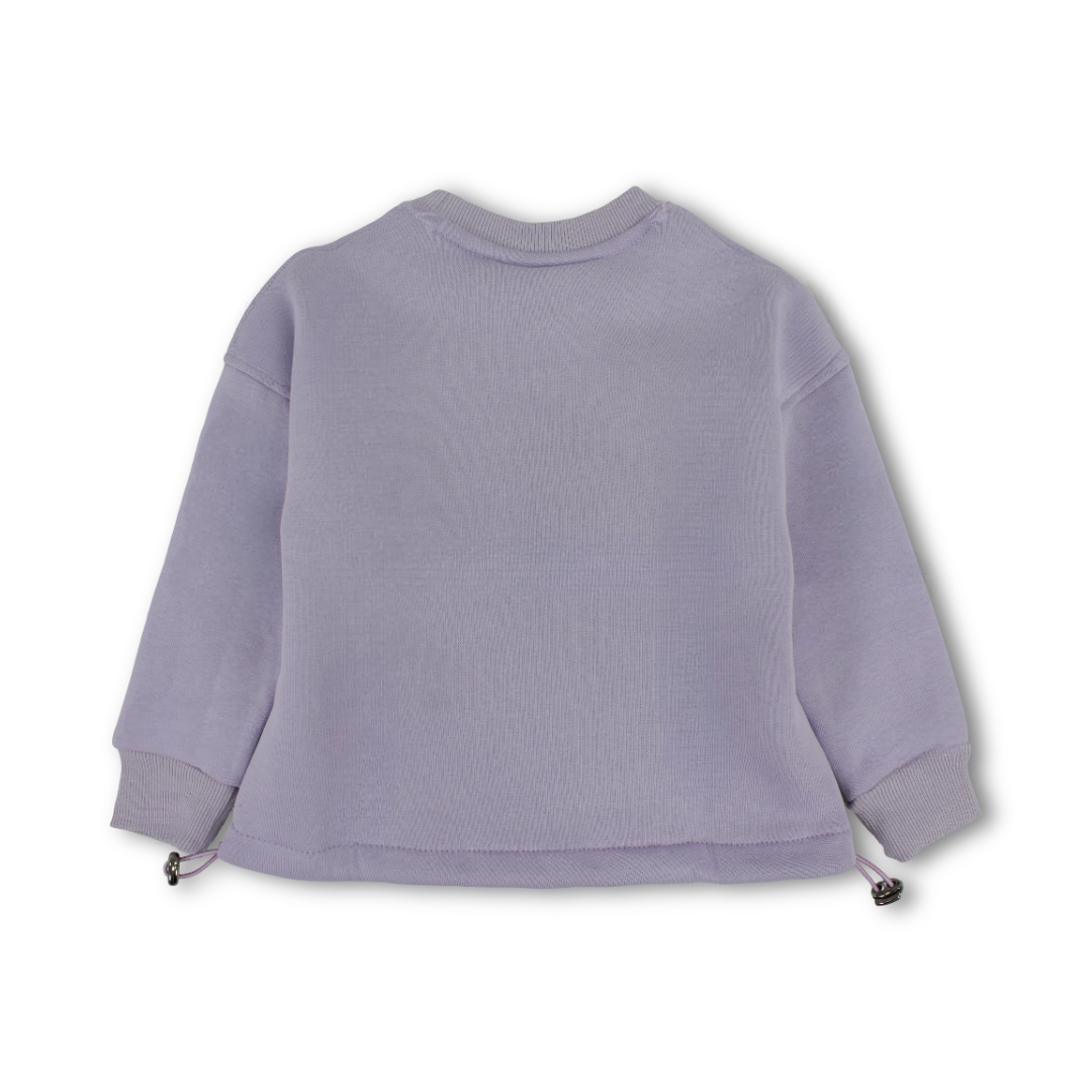 Girls Cotton Sweatshirt – ”Treat People With Kindness” Design