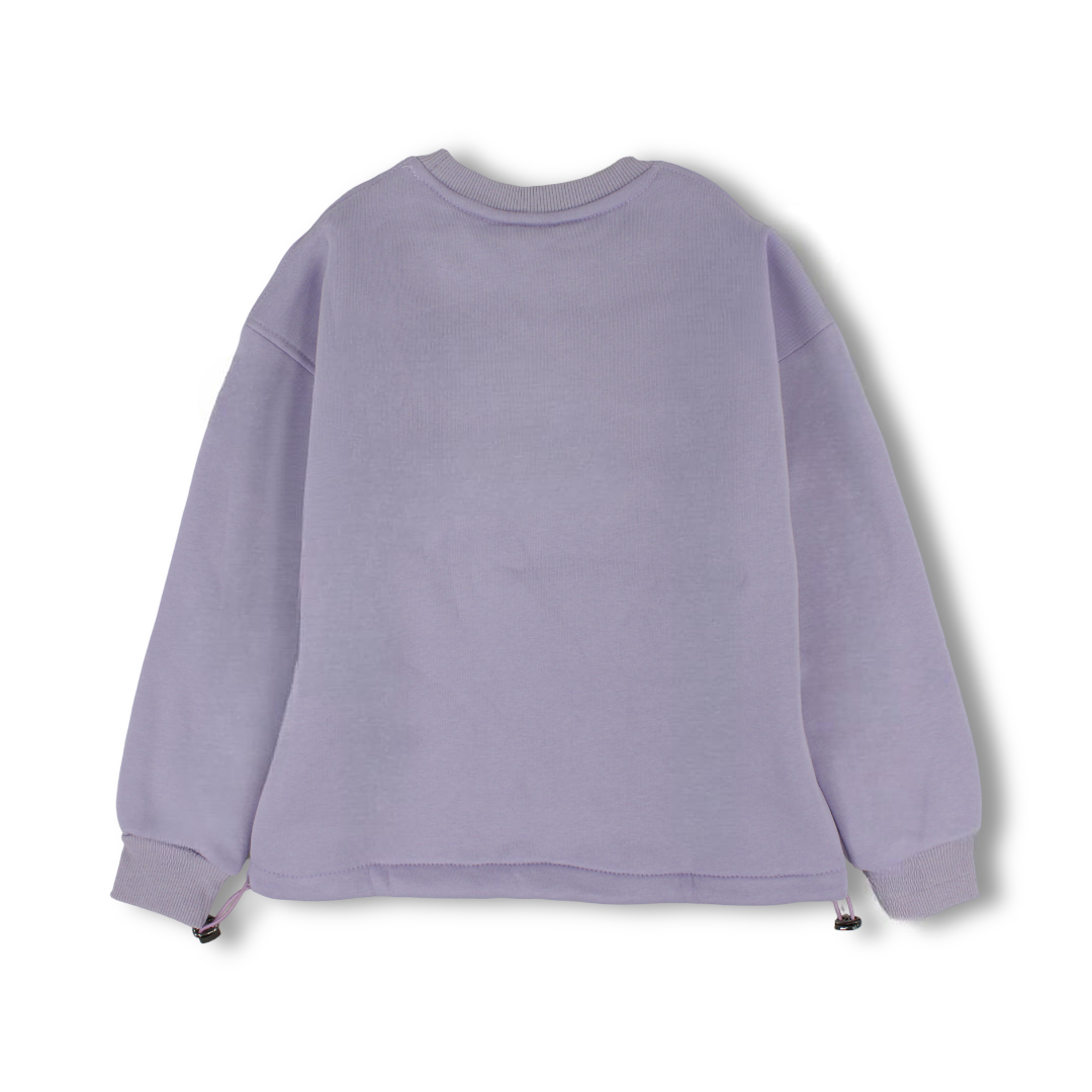 Girls Cotton Sweatshirt – ”Treat People With Kindness” Design