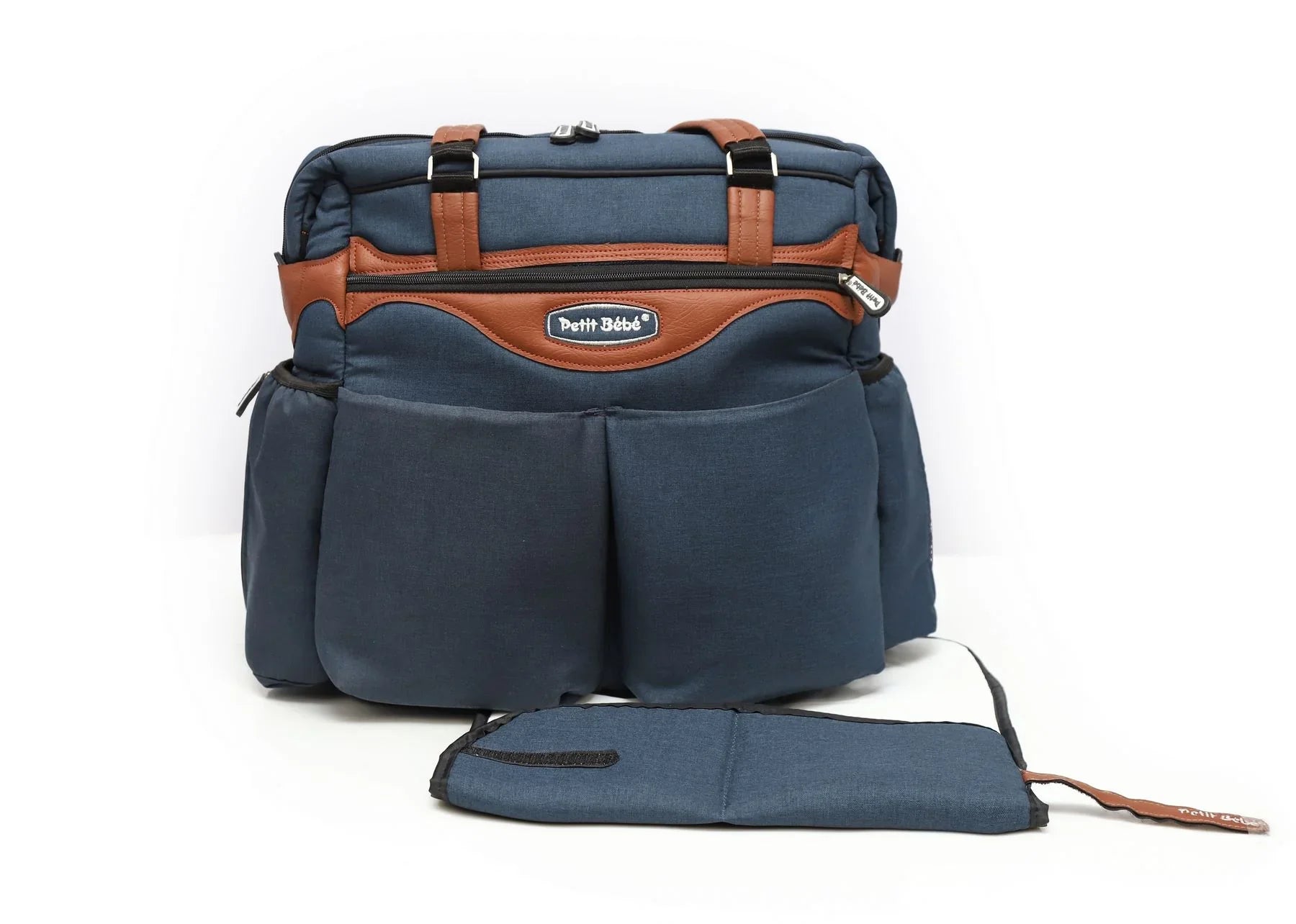 Petit Bebe Baby Diaper Bag Premium – Blue & Havan