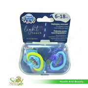 Canpol Babies Coordinated Silicone Soother with Cover 6–18 Months – Baby Blue (2Pcs)