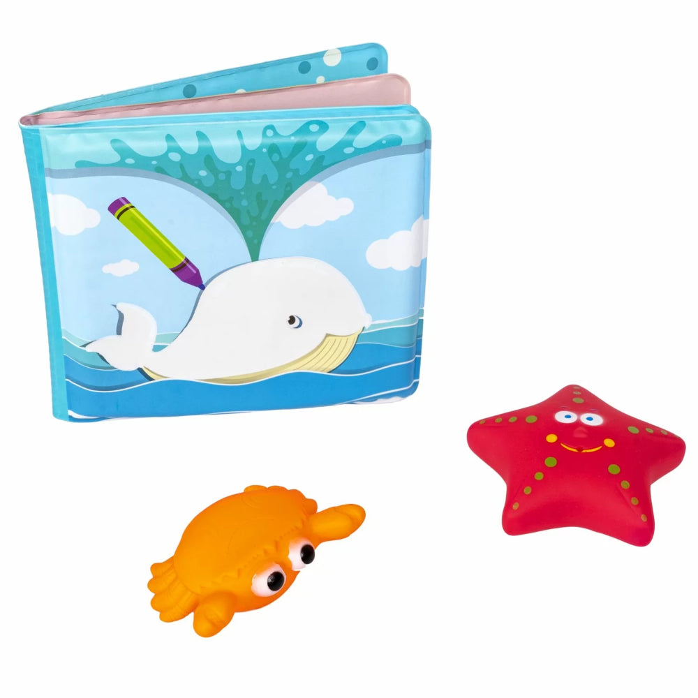 Bath Book and Toy Set