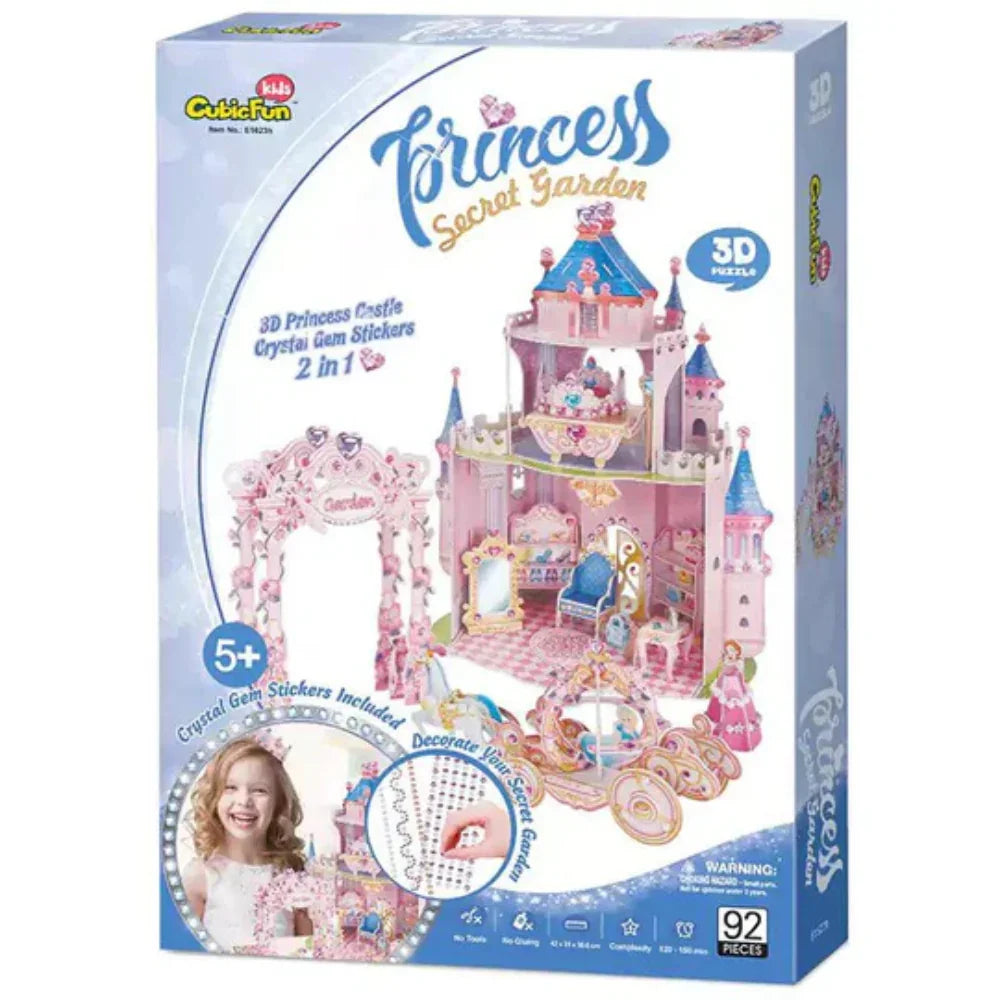 CubicFun Princess Secret Garden 3D Puzzle - Toys