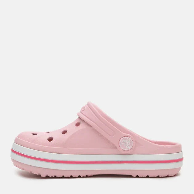 Girls Pink Crocs Slippers