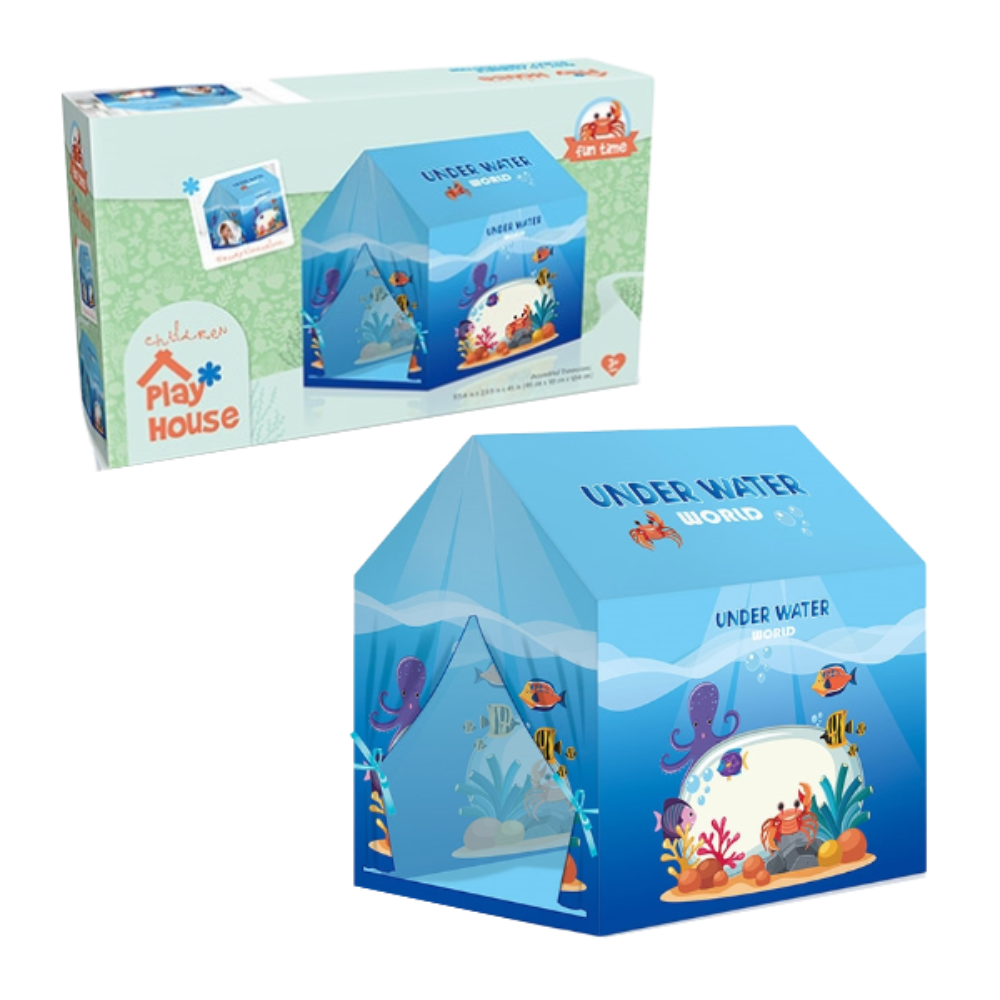 Children's Play House Underwater World Tent + 50 Balls - Toys - For Baby