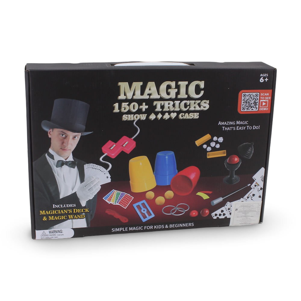 Magic Tricks Show Case – 150 Tricks - Toys - OKO