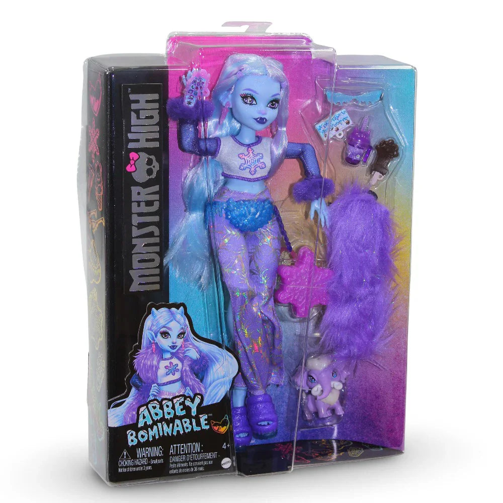 Mattel Monster High Doll – Abbey Bominable Yeti Fashion Doll with Accessories