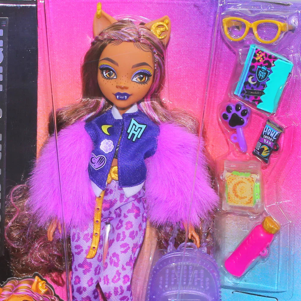 Mattel Monster High Clawdeen Wolf Fashion Doll – Pet Dog Crescent and Accessories