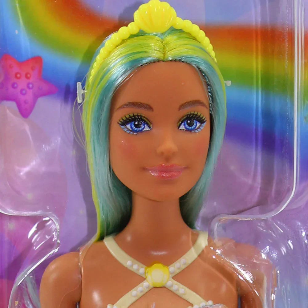Mattel Barbie Mermaid Doll – Green Fantasy Hair & Headband Accessory