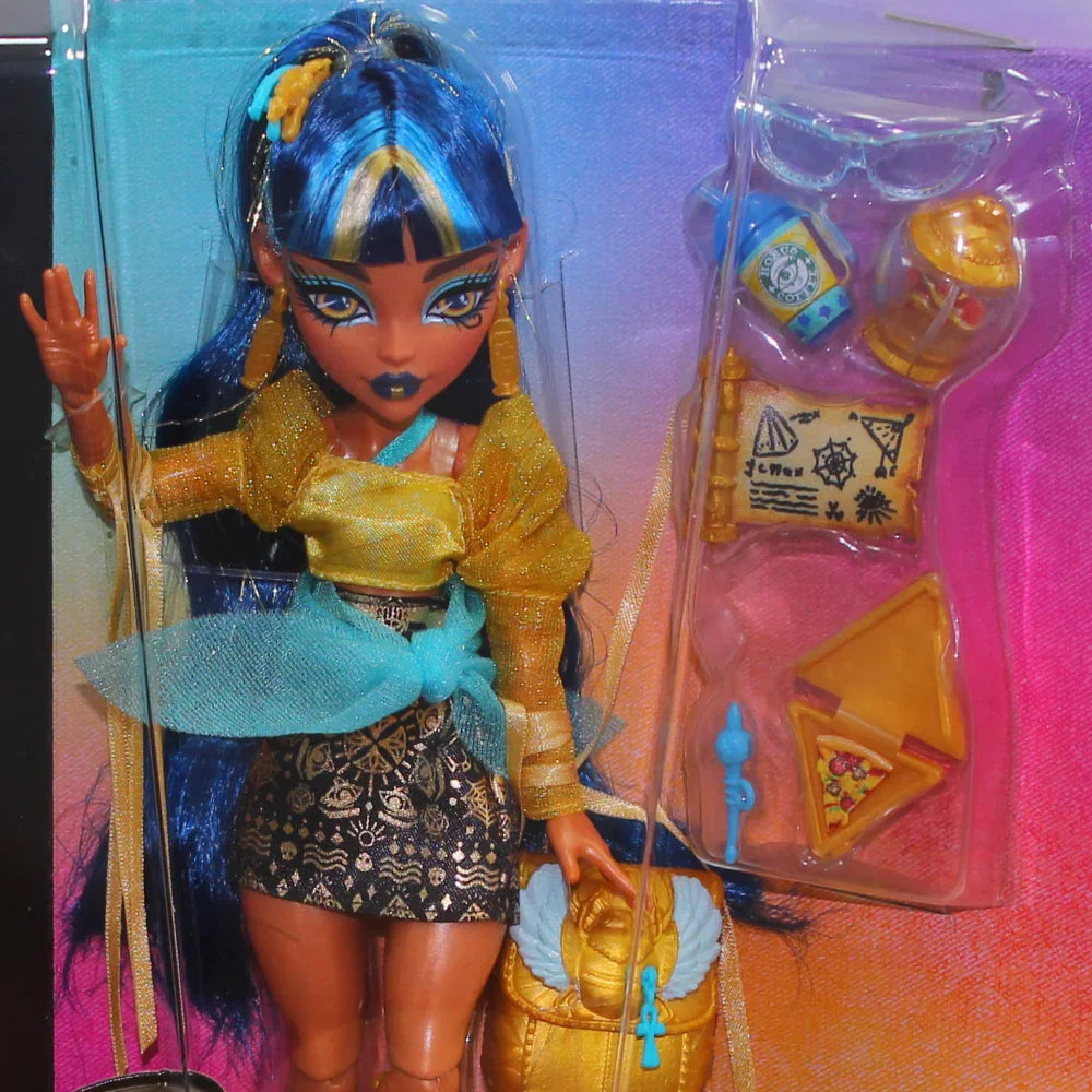Mattel Monster High Cleo De Nile Fashion Doll – Pet Hissette and Accessories