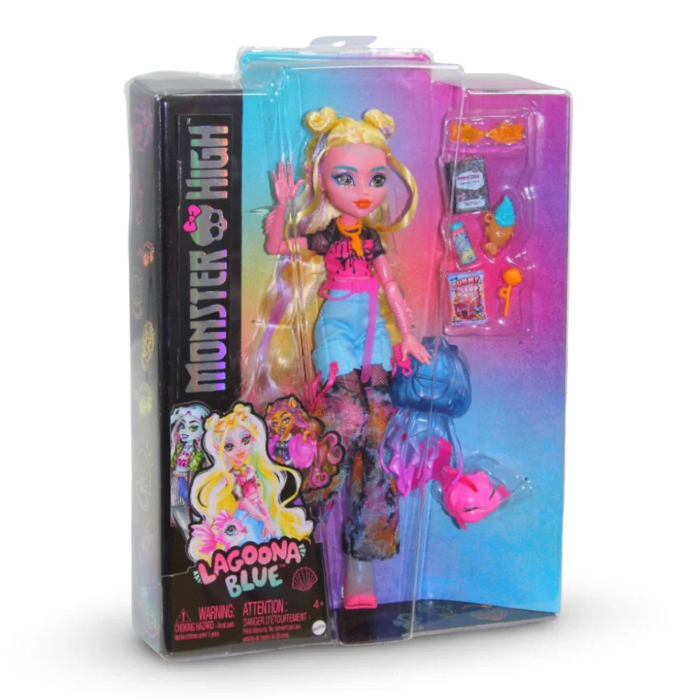 Mattel Monster High Lagoona Blue Fashion Doll – Pet Neptuna and Accessories