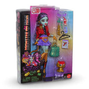 Mattel Monster High Jinafire Long Fashion Doll – Pet Dog Cloudy “Yun Yun” and Accessories