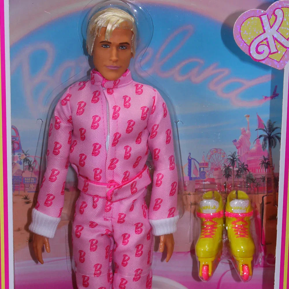 Mattel Ken Doll – Pink Jumpsuit with “B” Design