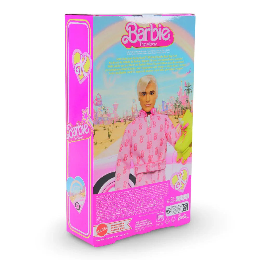 Mattel Ken Doll – Pink Jumpsuit with “B” Design