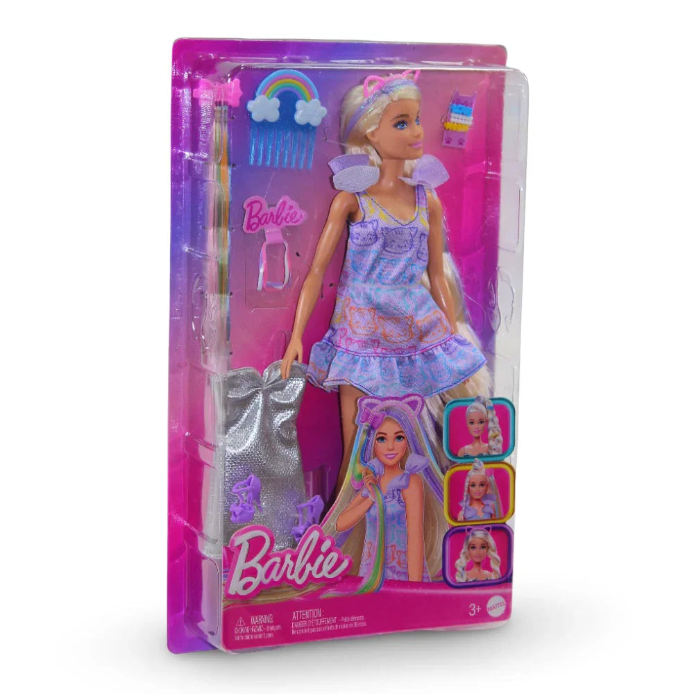 Mattel Barbie Fun Fancy Doll – Accessories, Blonde Fashion Doll and Extra Long Hair