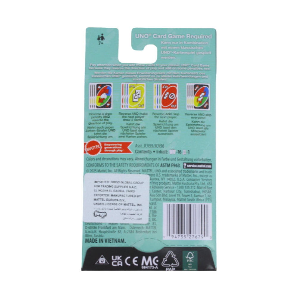 Mattel UNO Add-On Packs! - Reverse Pack