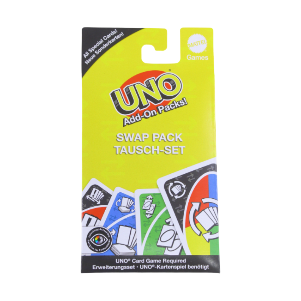 Mattel Uno Add-On Packs! - Swap Pack Card Game