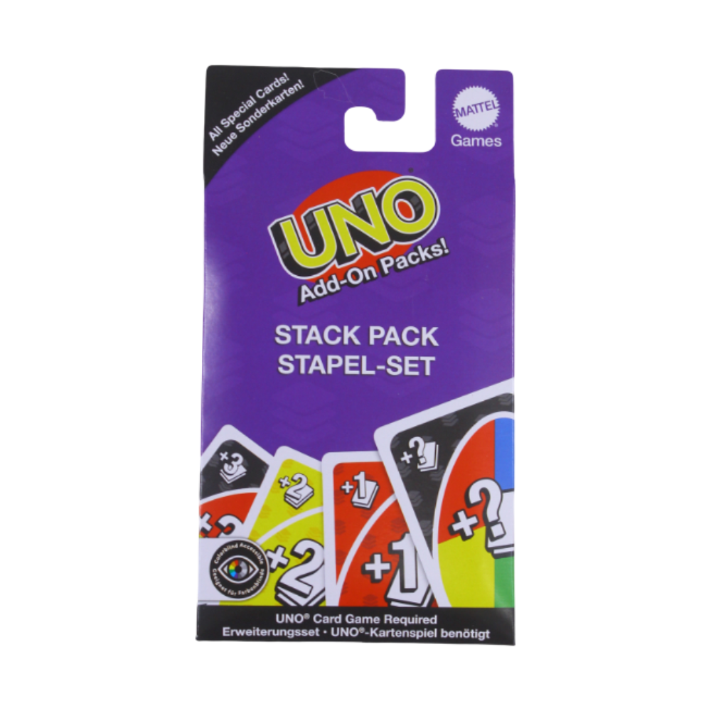 Mattel UNO Add-On Pack – Stack Pack (Stapel-Set) Card Game