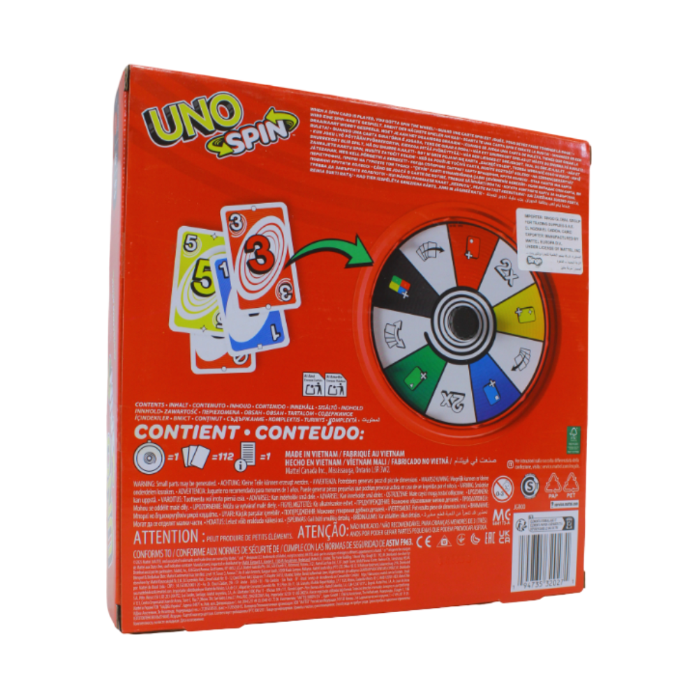 Mattel Games UNO Spin Card Game