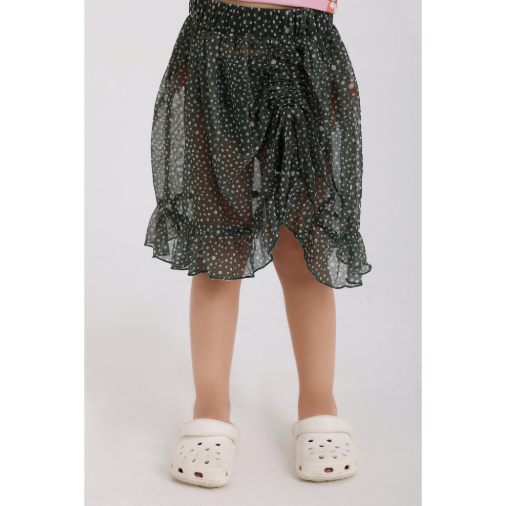 Baby Girls Tulle Cover-Up – Olive - Clothing - Playmore
