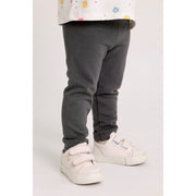 Unisex Interlock Fur Leggings – Dark Grey