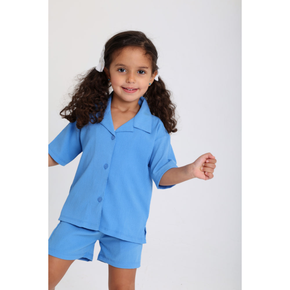 Unisex Baby 2-Piece Outfit Set – Blue - Clothing - Playmore