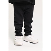 Unisex Interlock Fur Leggings – Black