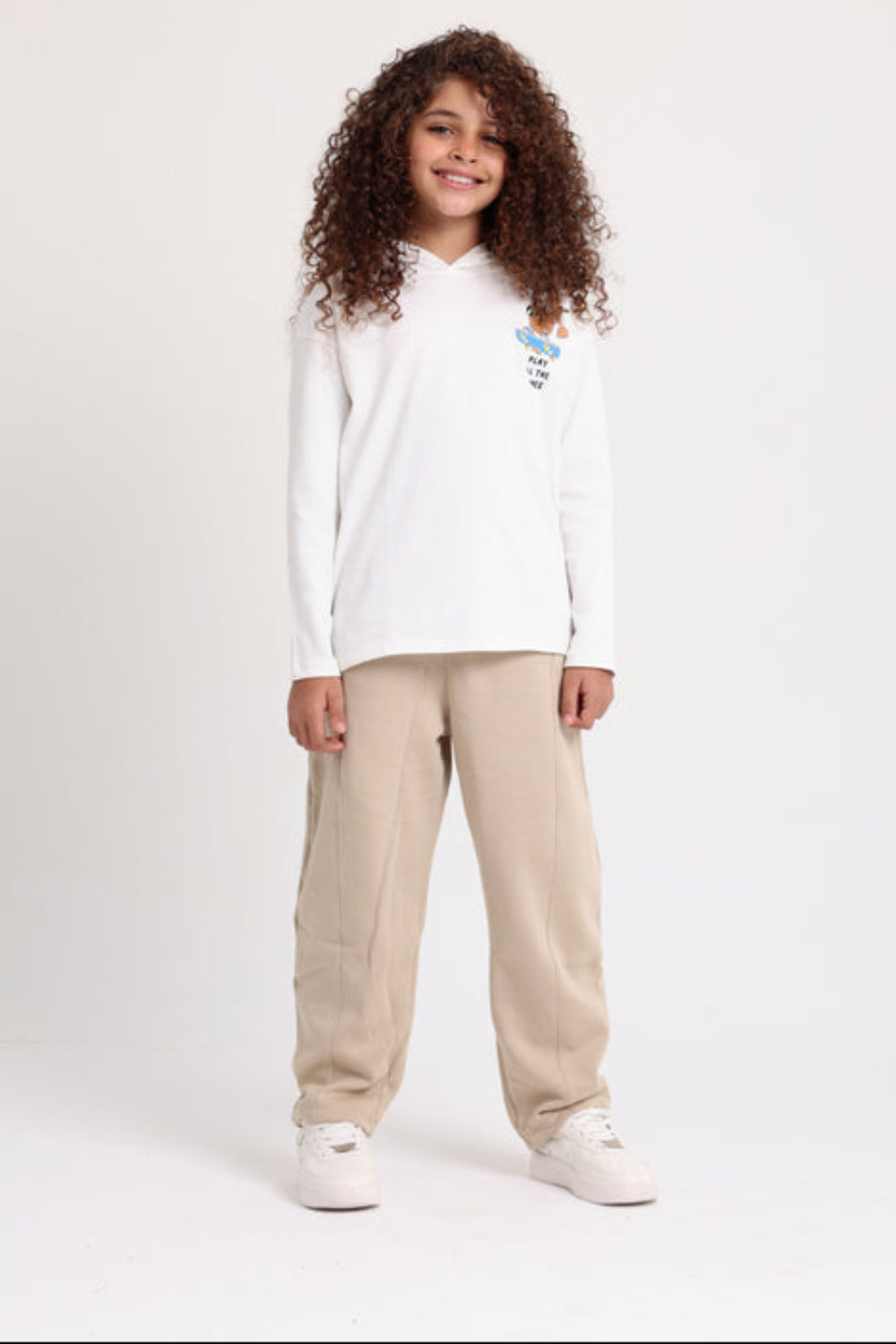 Unisex Barrel Fit Pants – Beige