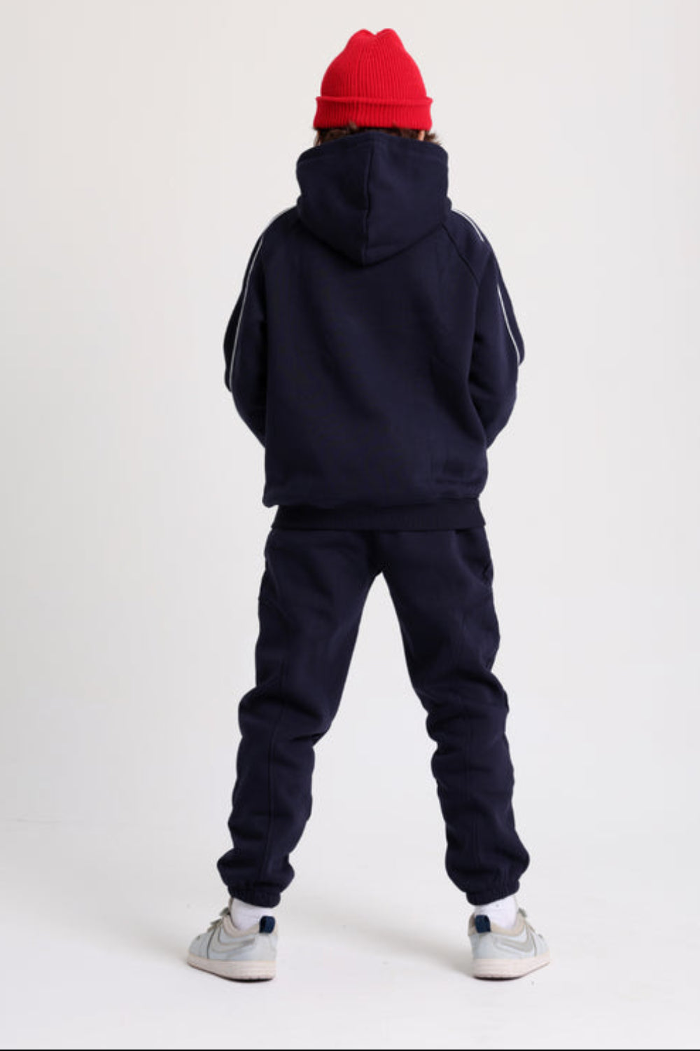 Unisex Cotton Sweatpants – Navy with "Unlimited Play Presented By Unlimited Fun Dept" Print