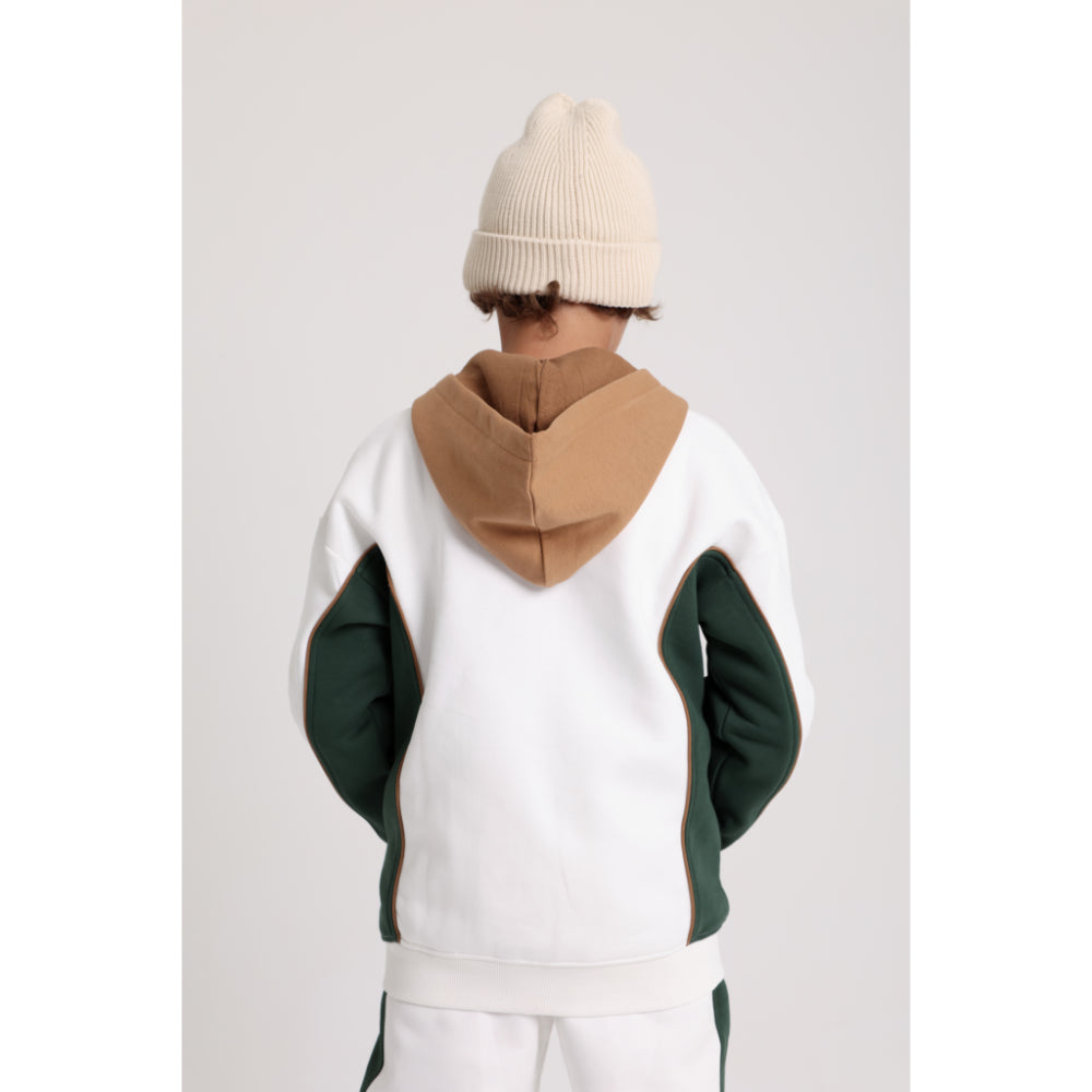 Unisex Cotton Hoodie – Off-White with "Prefect" Design