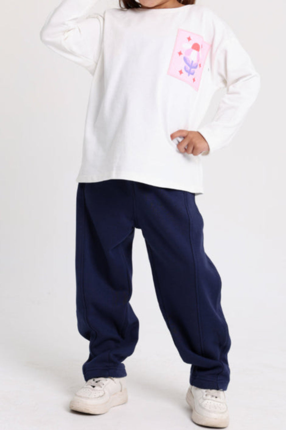 Unisex Barrel Fit Pants – Navy