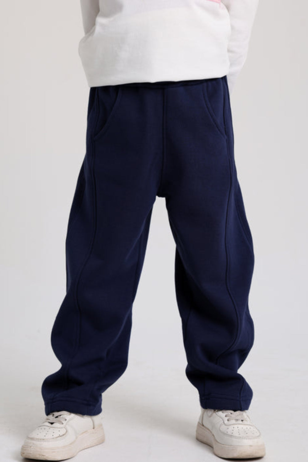 Unisex Barrel Fit Pants – Navy