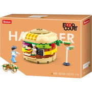 Sluban Food Court Hamburger House Building Blocks Set - 276 Pcs