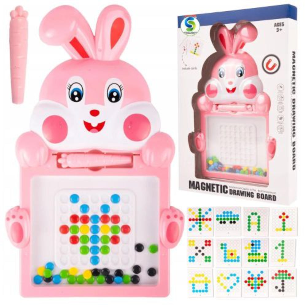 Rabbit Magnetic Drawing Board – Pink