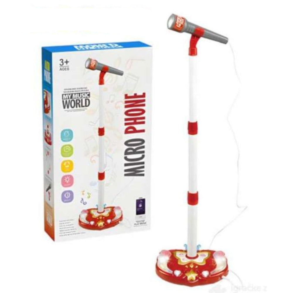 My Music World Microphone with Stand – Red - Toys - OKO