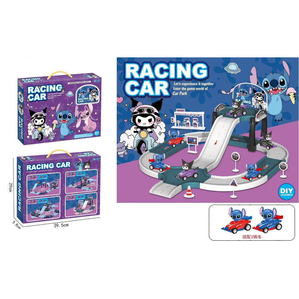 Kuromi Racing Car Parking Lot Play Set - Toys - OKO