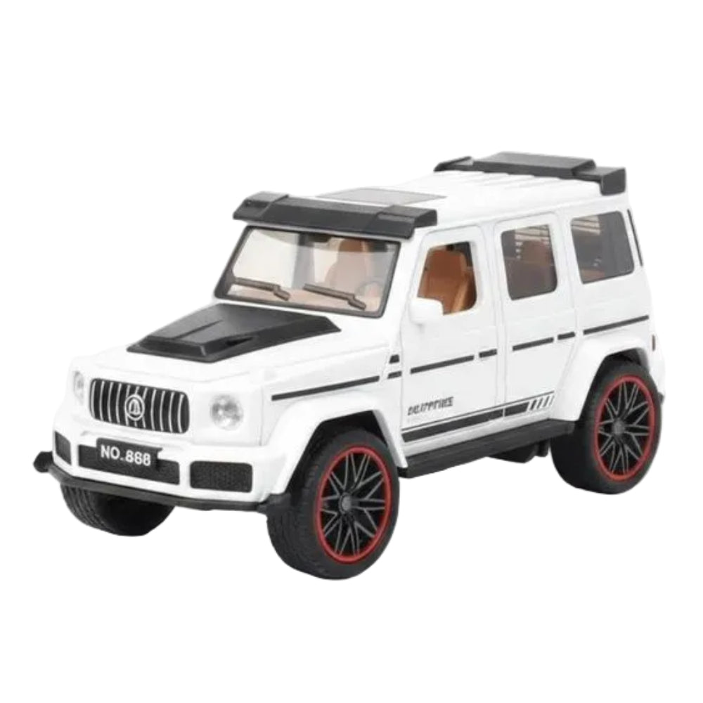 HCF 1:22 Scale Remote Control Mercedes-Benz G-Class Car – White - Toys