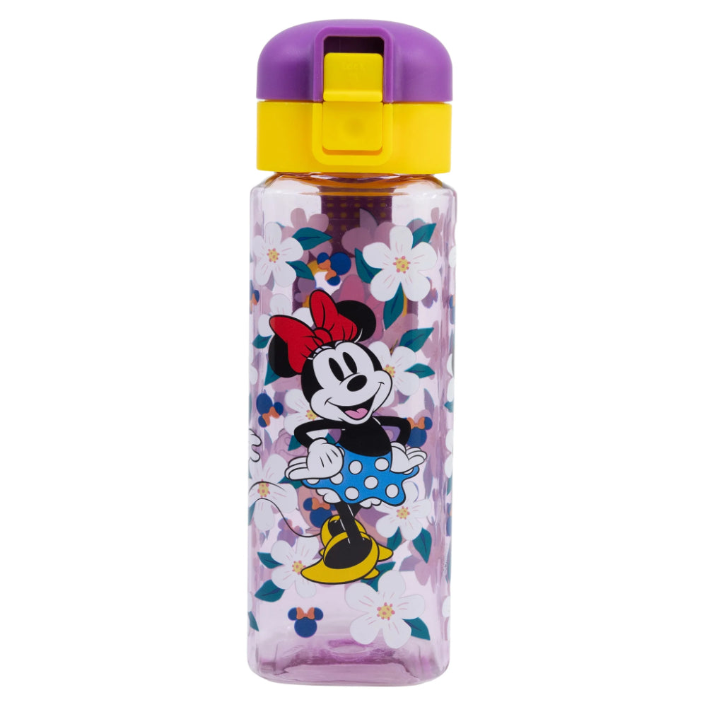 Stor Minnie Mouse Safety Lock Square Ecozen Water Bottle – 550ml