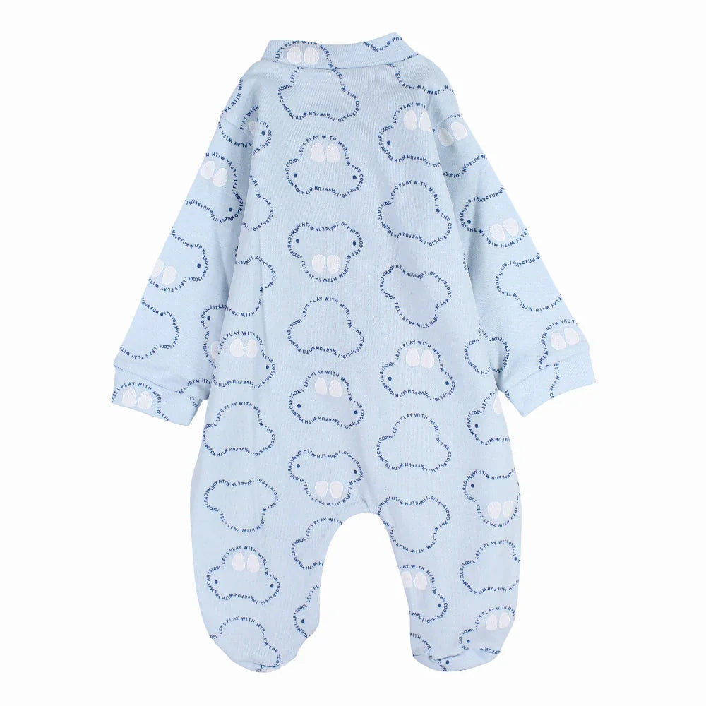 Baby Boys Baby Footie – Babyblue