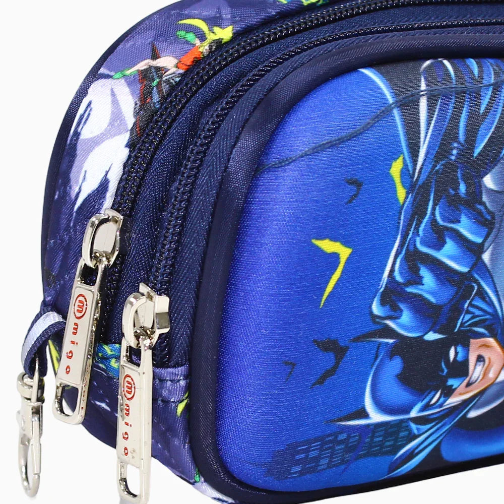 Batman Pencil Case - Navy Blue
