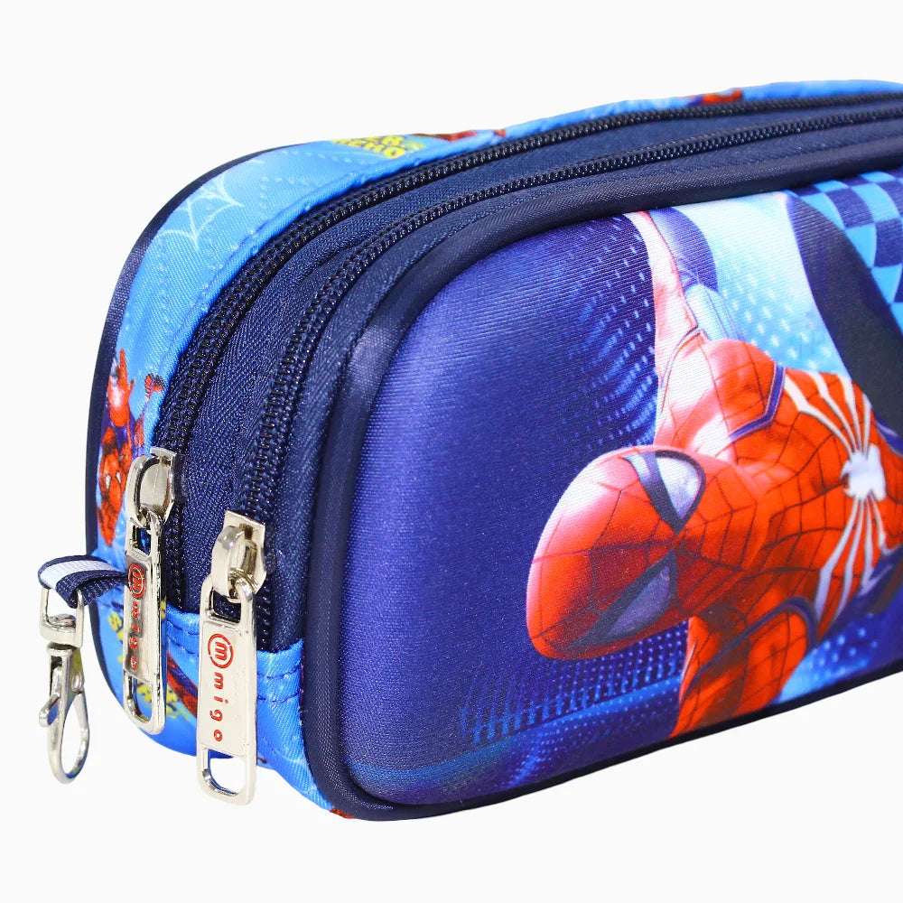 Spiderman Pencil Case - Blue
