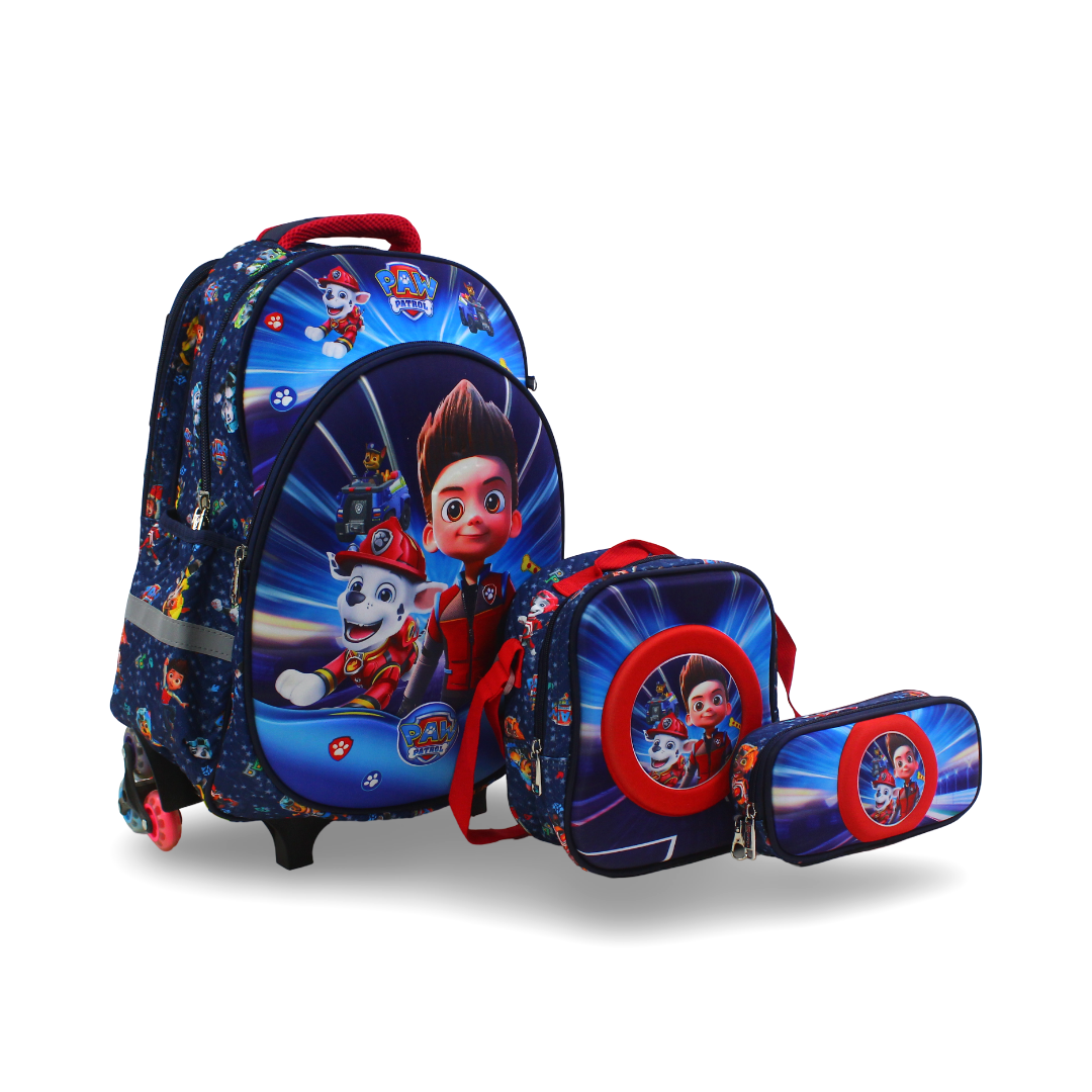 School Set Paw Patrol Trolley Bag 18 Inches – Navy - Migo