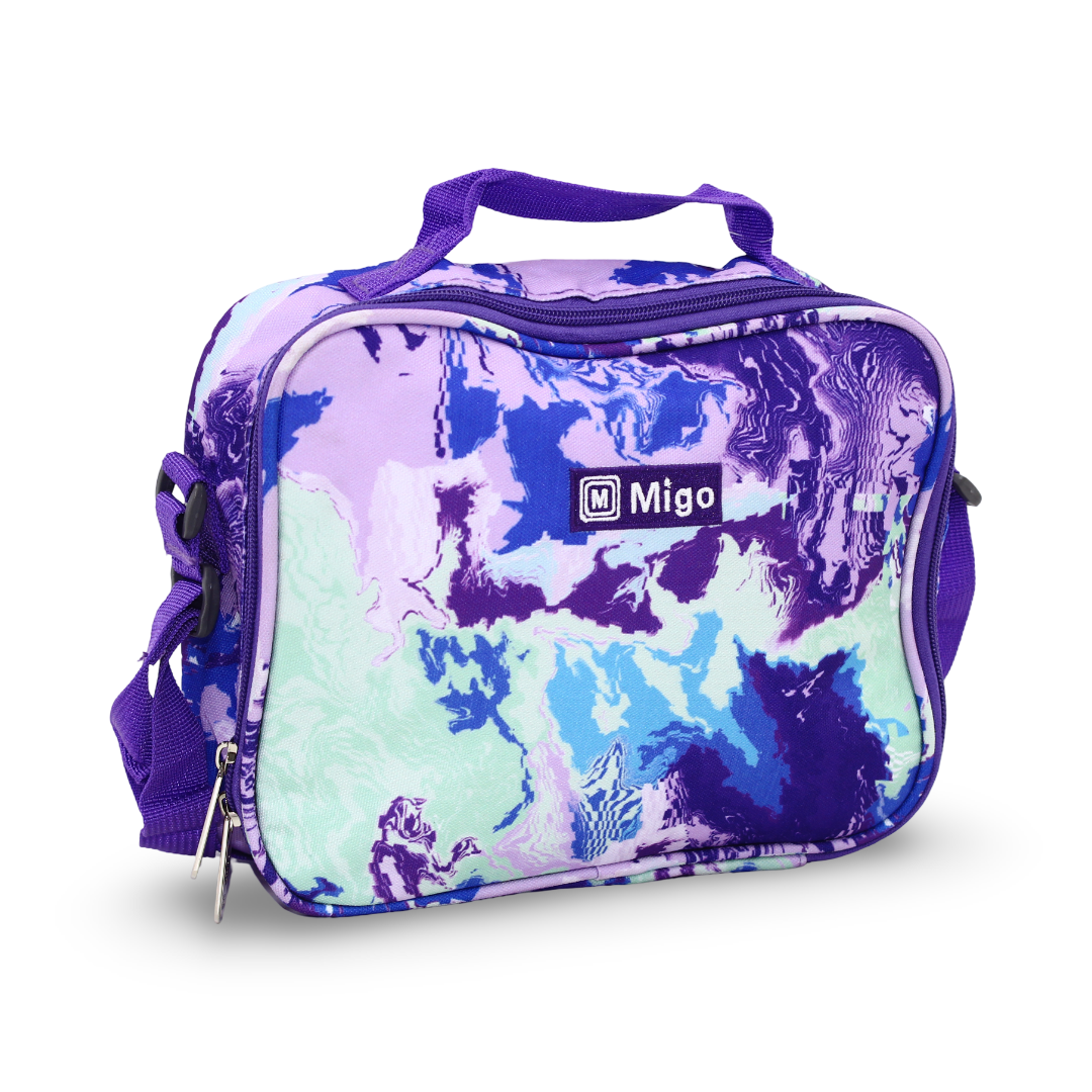 Migo Camouflaged Lunch Bag – Purple - School